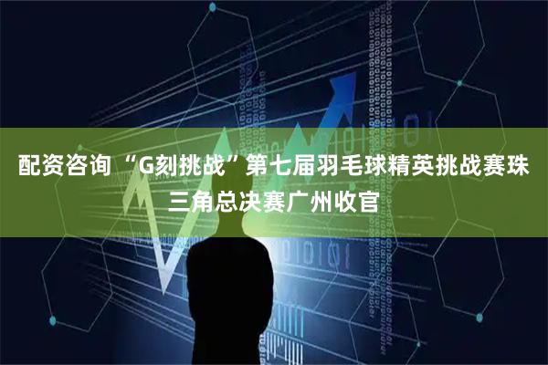 配资咨询 “G刻挑战”第七届羽毛球精英挑战赛珠三角总决赛广州收官
