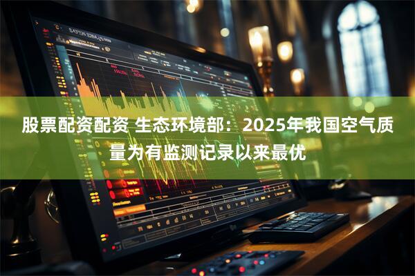 股票配资配资 生态环境部：2025年我国空气质量为有监测记录以来最优